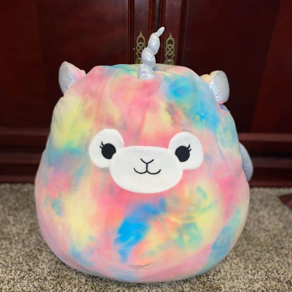 Squishmallow Bo Llamacorn Llama Unicorn Pillow Toy